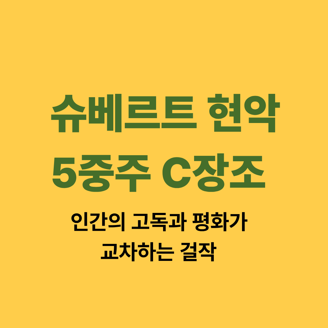 슈베르트 현악 5중주 C장조 이미지