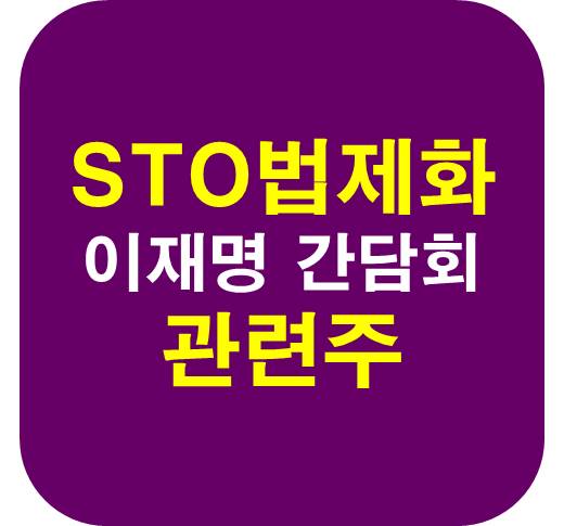 STO 법제화 간담회 관련주