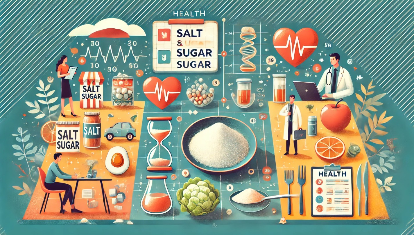 소금과 설탕 줄이기 &ndash; 건강에 미치는 영향