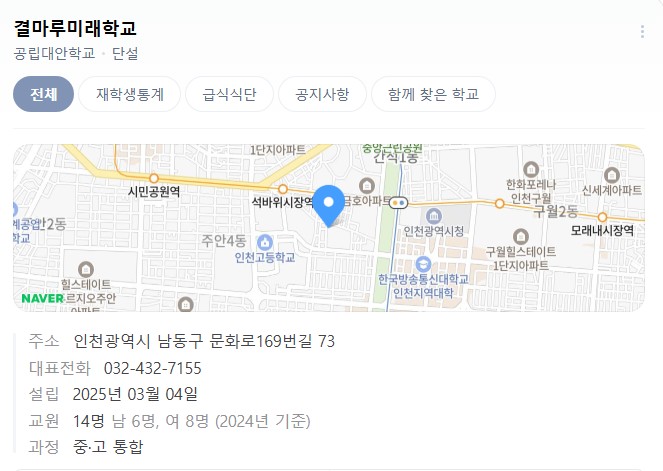 결마루 미래학교 위치