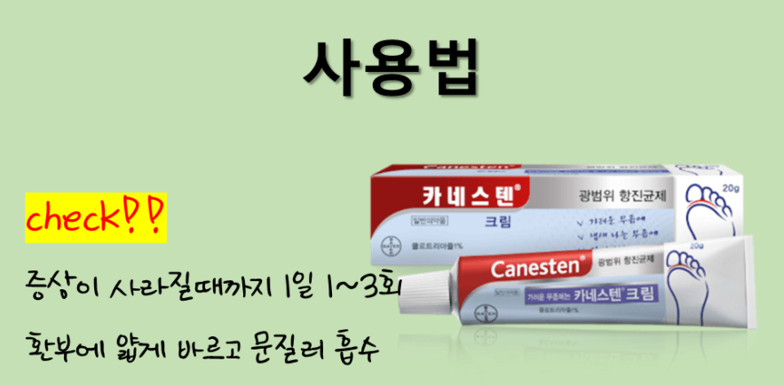 카네스텐 사용법