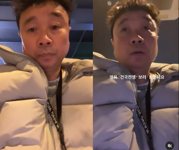 클론 출신 강원래가 영화관에서 휠체어 입장 거부를 당했다고 밝혔다. [사진=강원래 인스타그램]