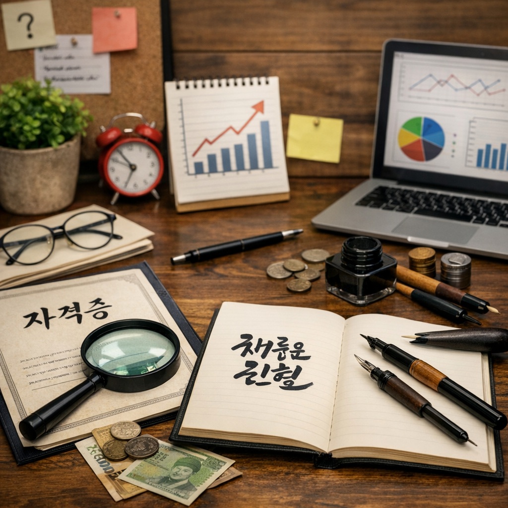 비주류 자격증 캘리그래피 자격증이 부업으로 연결 가능한지 현실 분석