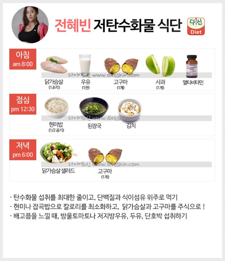 다이어트 식단 요일 별 관리 메뉴로 쉽게 빠지는 방법