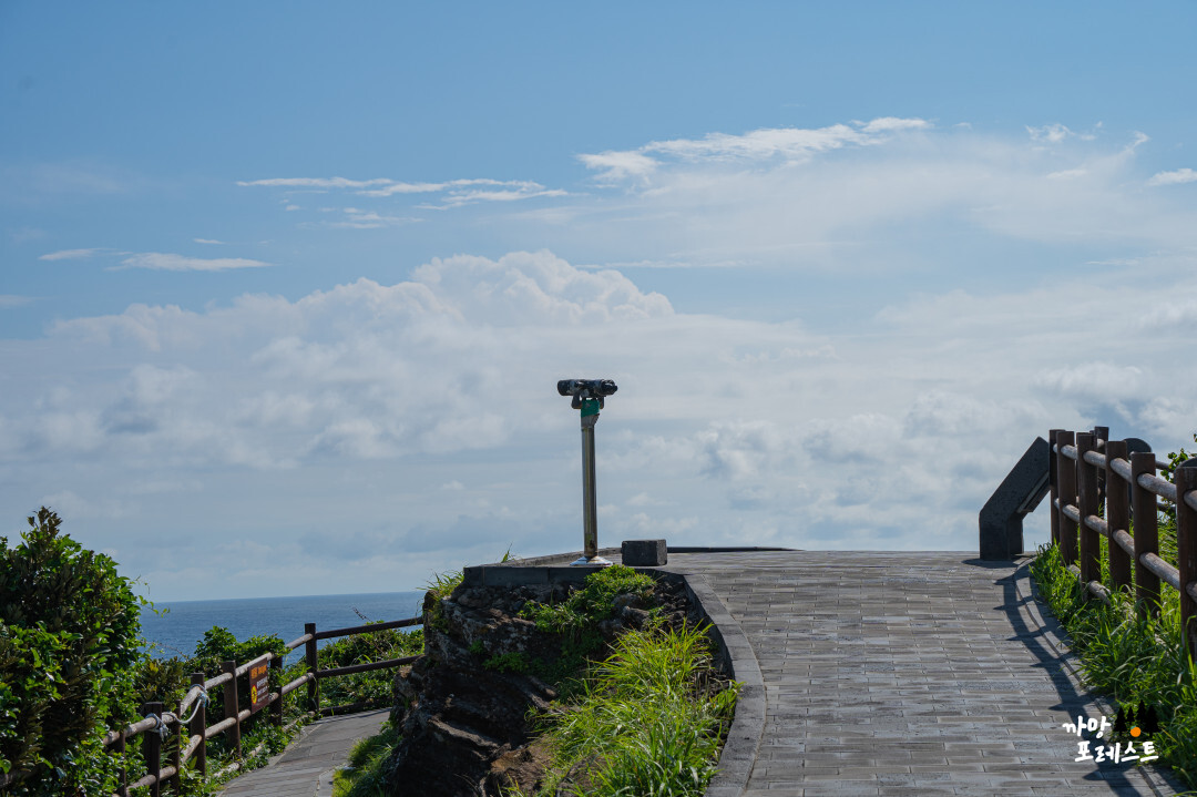 성산일출봉 우뭇개 해안 전망대