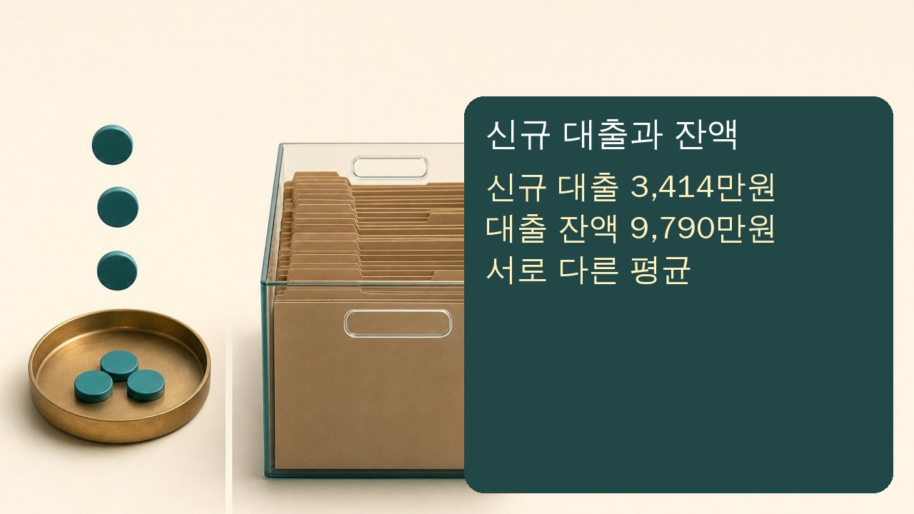 2026년 2분기 차주별 가계부채의 신규취급액과 누적 잔액을 구분한 이미지