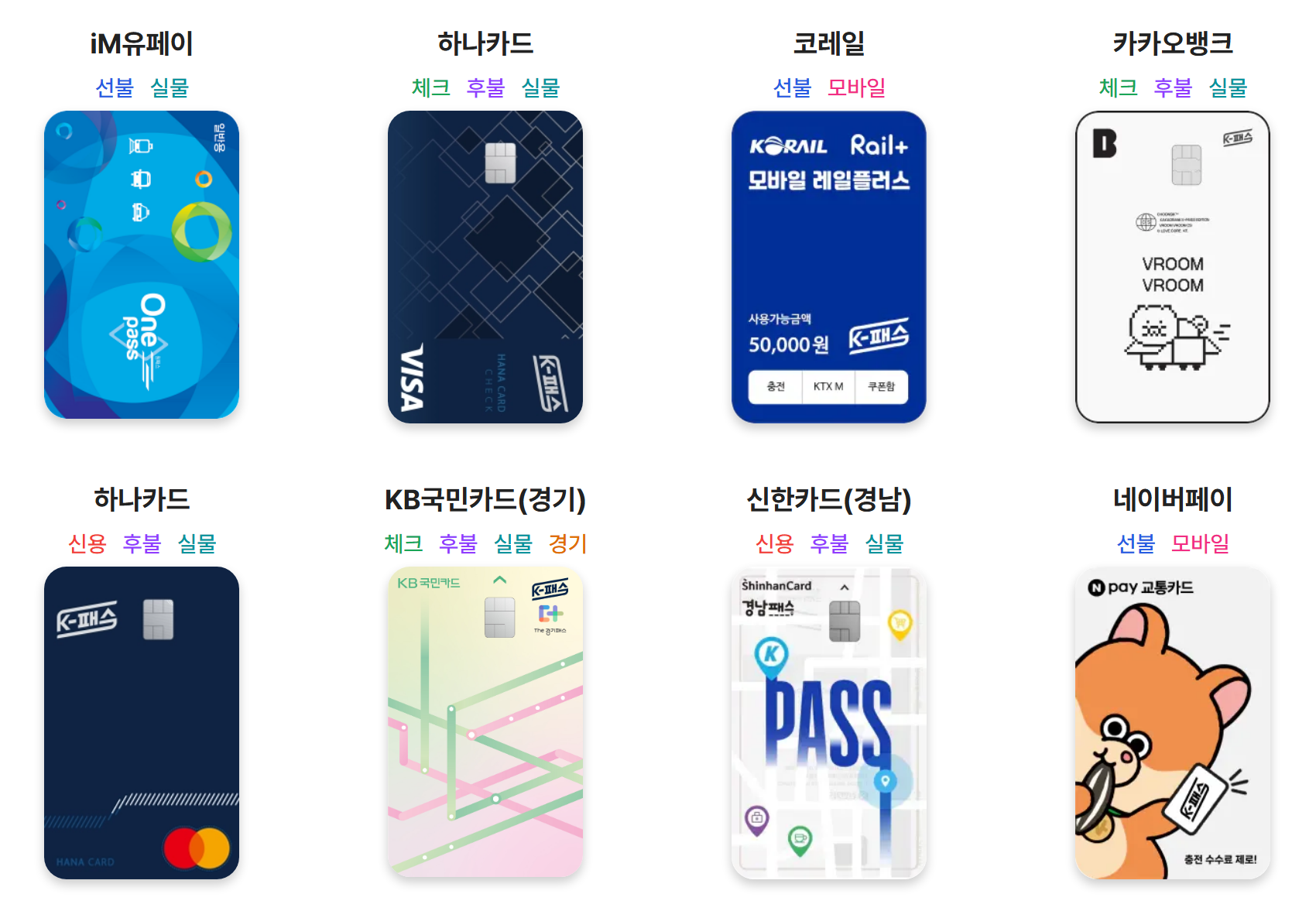 K-패스 발급 카드