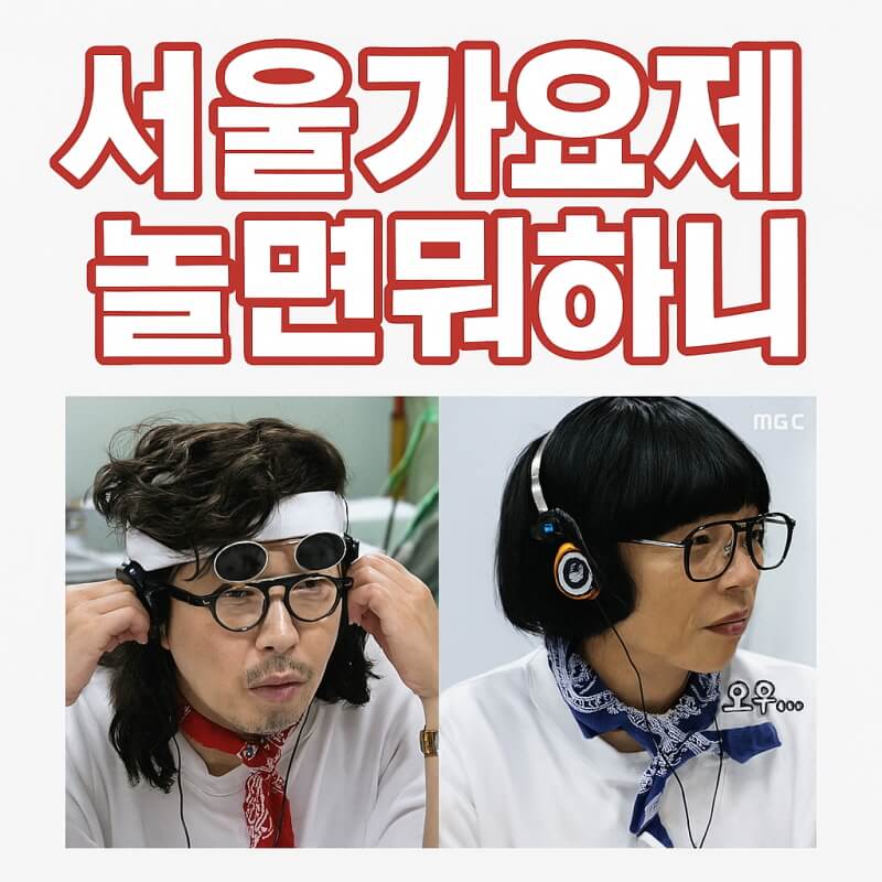 서울가요제 놀면뭐하니 라인업 출연진 하이라이트 관련사진