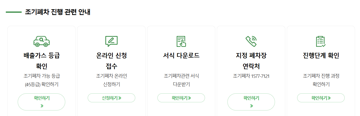 2025 광주시 노후차 조기폐차 지원금 신청 바로가기