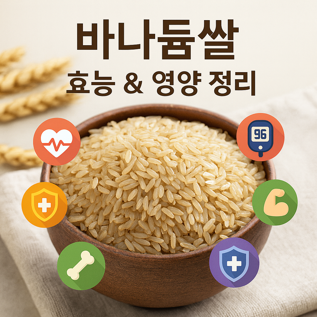 바나듐쌀의 효능과 영양정보