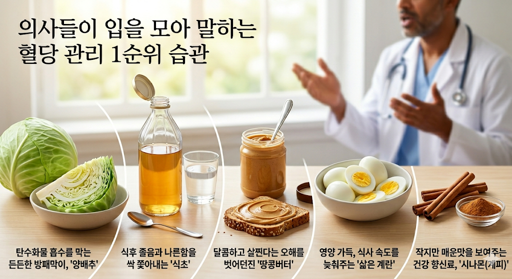 의사들이 입을 모아 말하는 혈당 관리 1순위 습관