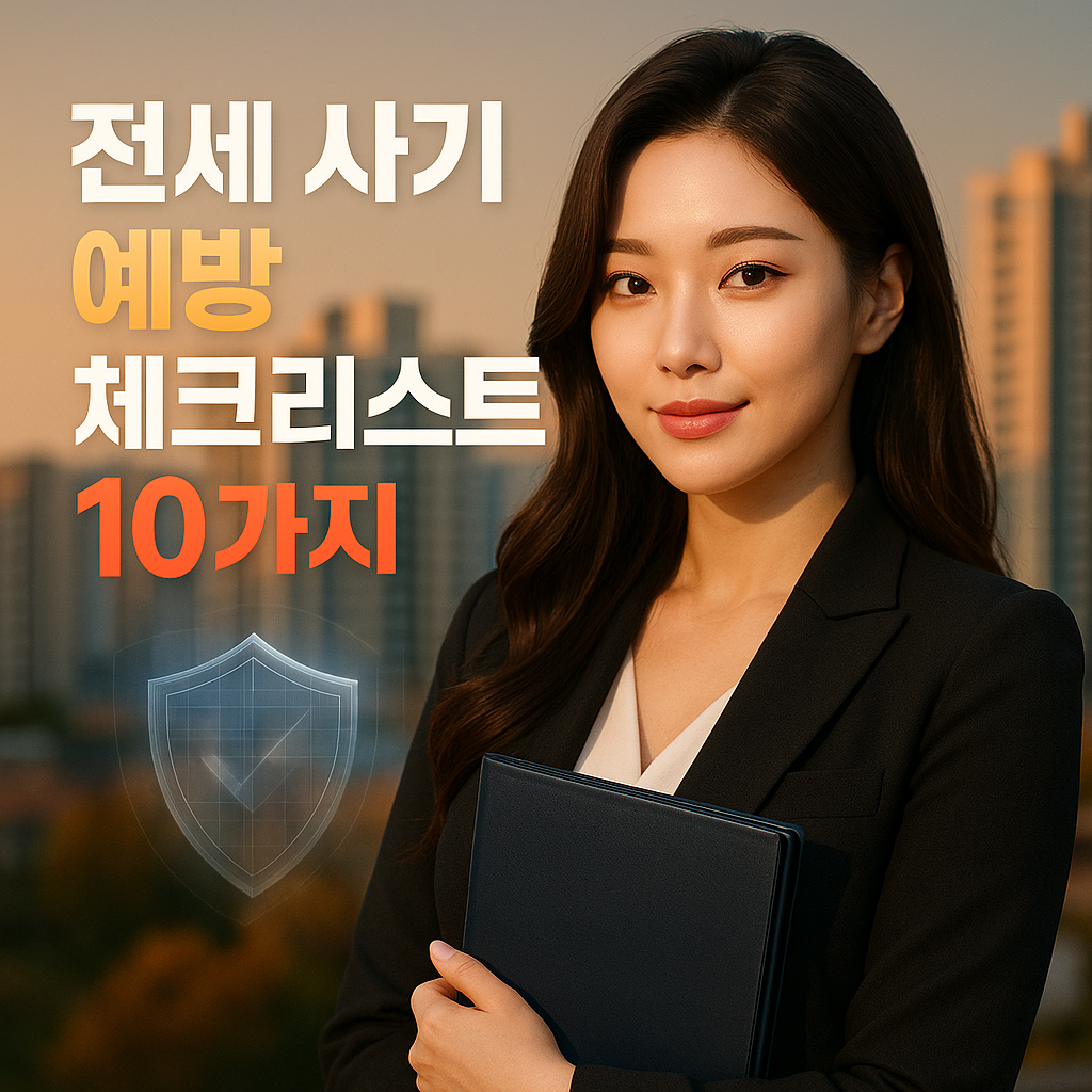 전세 사기 예방 체크리스트 10가지