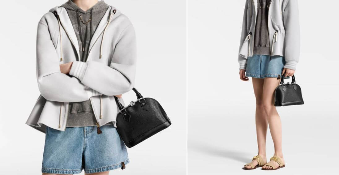 루이비통 알마bb 착용컷