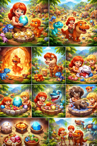 스톤에이지 키우기 그림