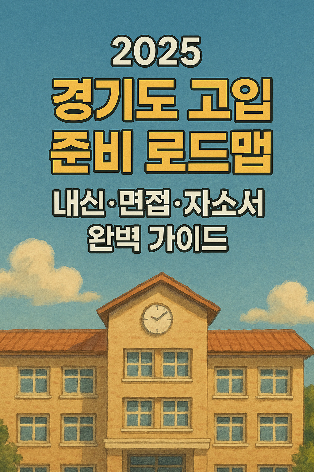 경기도 고입 준비 로드맵 (2025 최신판) │ 내신·면접·자기소개서까지 완벽 가이드