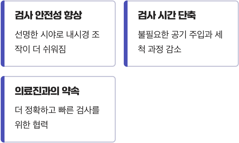 안전하고 효율적인 검사를 위한 약속