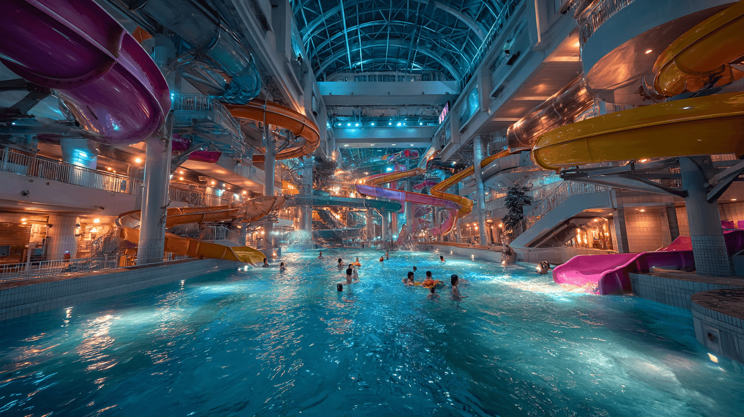 워터파크-워터-슬라이드-이미지