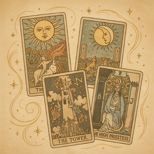 타로 카드의 에너지 이해하기 관련 이미지