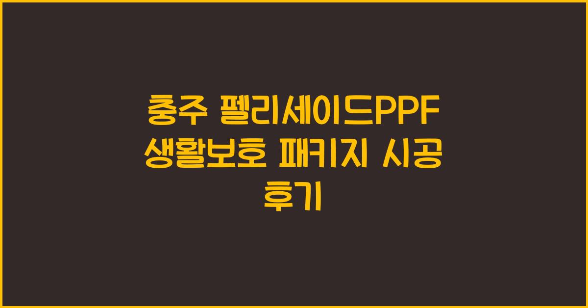 펠리세이드PPF