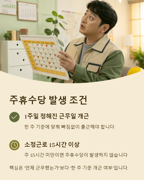 주휴수당 발생 조건