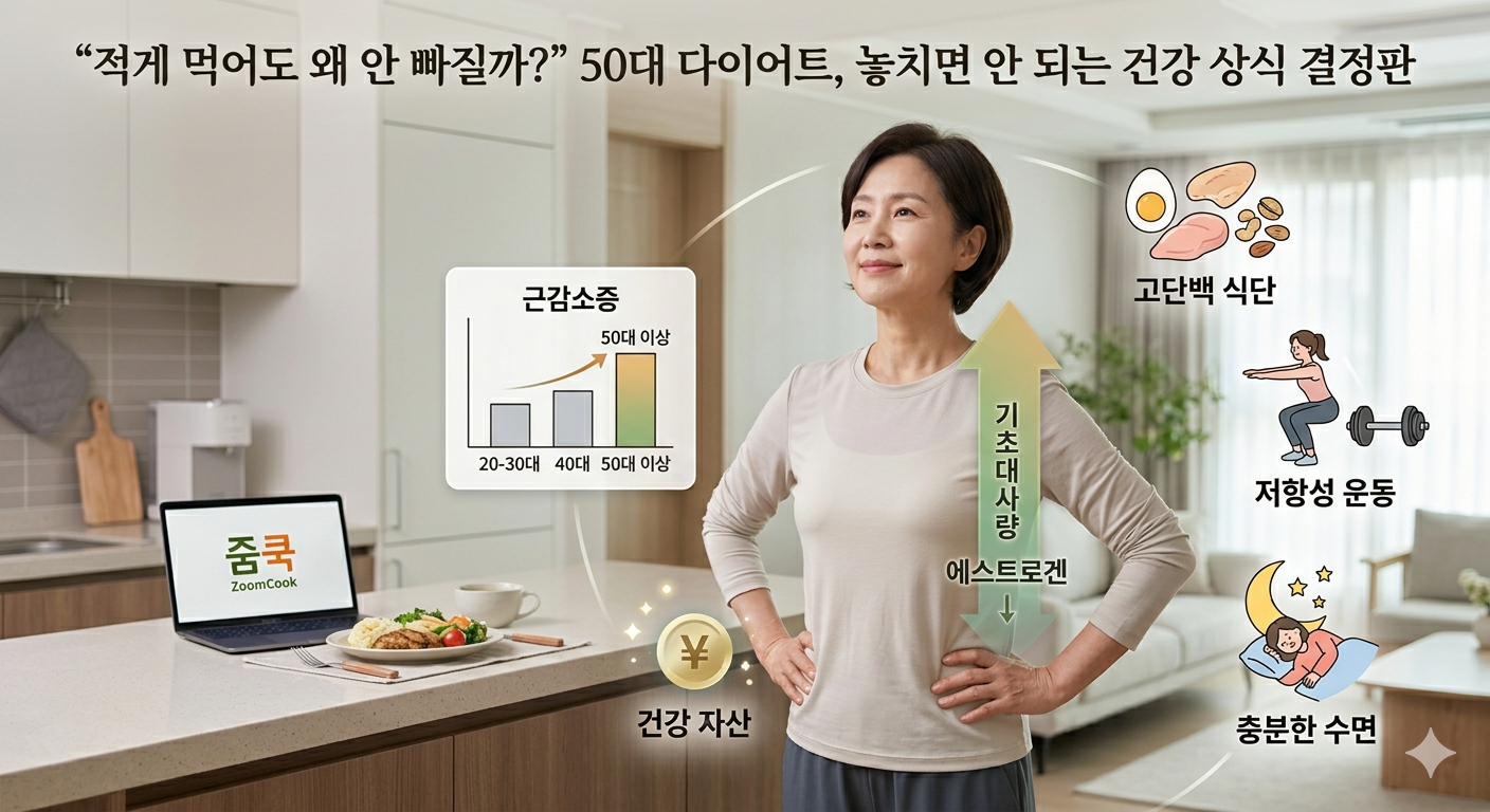 50대 다이어트, 놓치면 안 되는 건강 상식 결정판