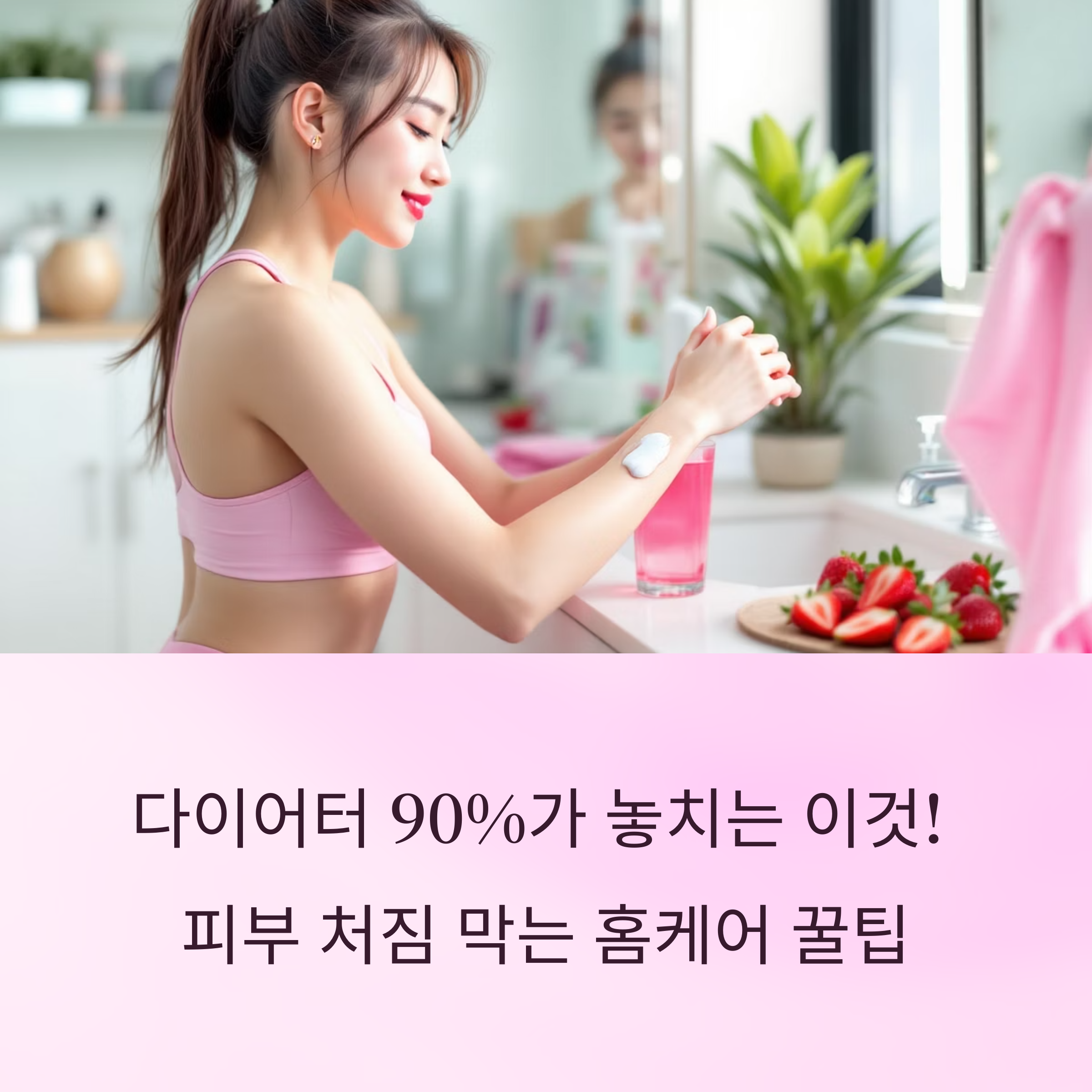 다이어터 90%가 놓치는 이것! 피부 처짐 막는 홈케어 꿀팁