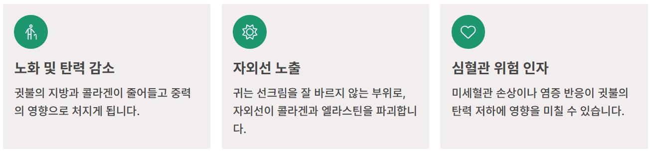 주름이 생기는 주요 원인