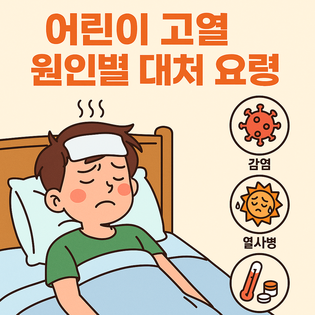 어린이 고열 원인