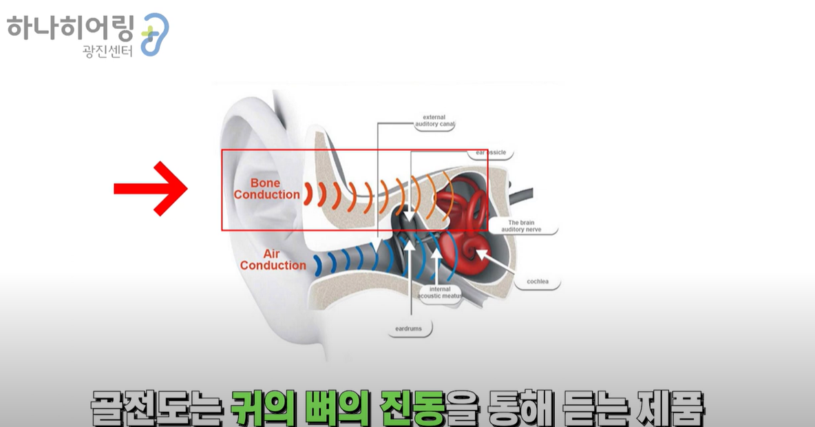 골전도형 보청기의 원리