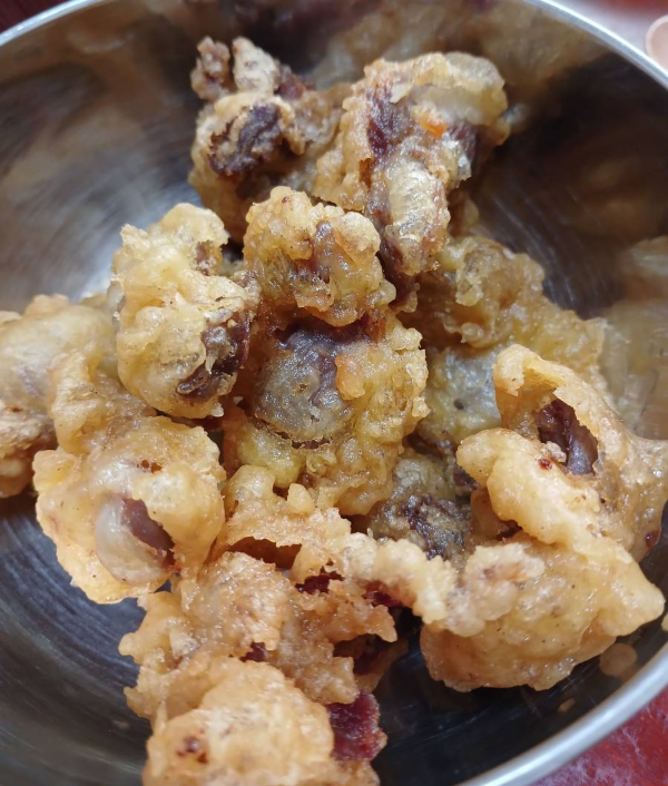 옛날통닭 닭똥집