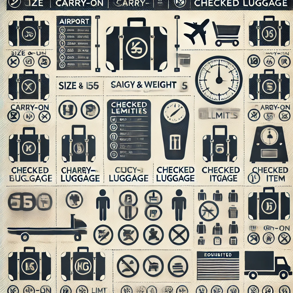 공항 전광판에 항공편 정보가 표시되고, 승객들이 대기하는 모습.
2025년 항공권 예매 방법 변화와 공항 이용 정보를 강조하는 이미지.