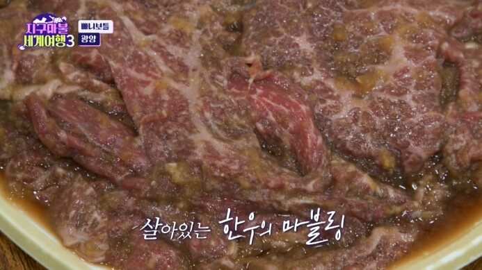 한우마블링