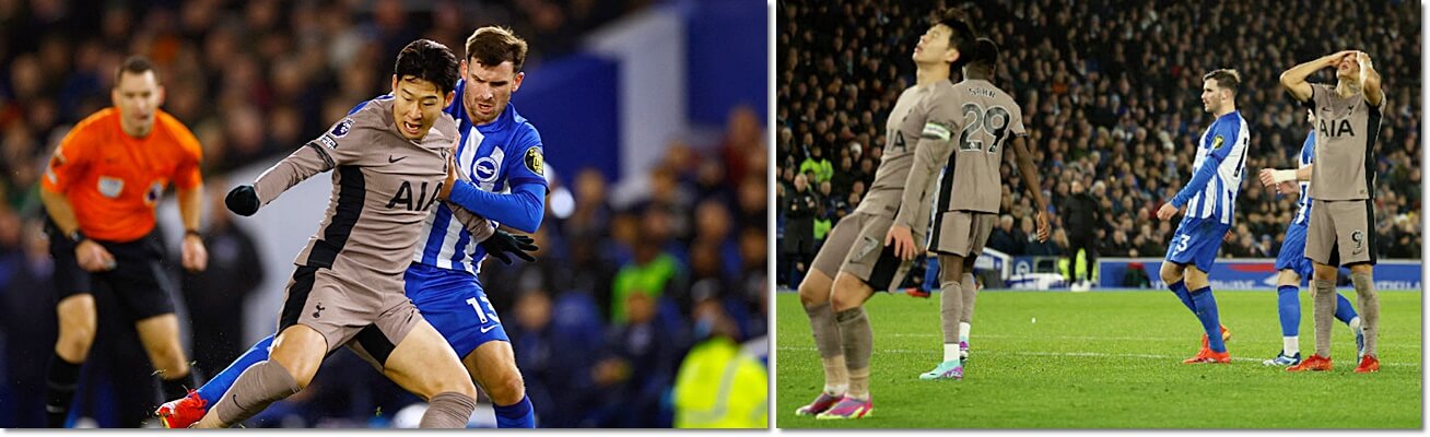 토트넘 vs 브라이튼 경기