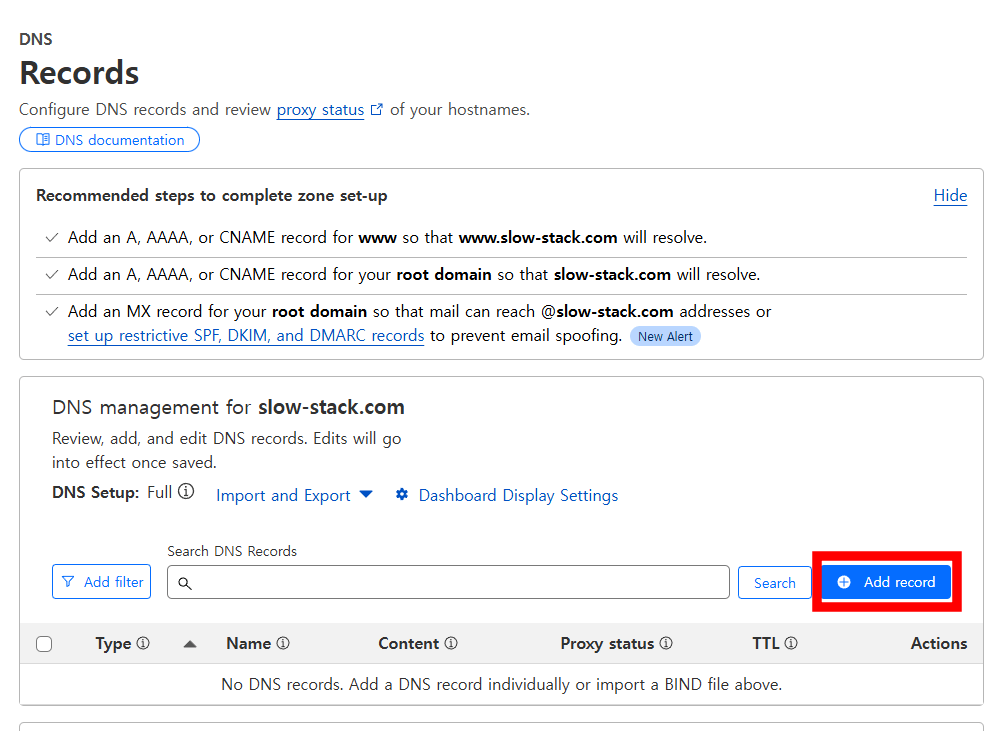 클라우드플레어 도메인