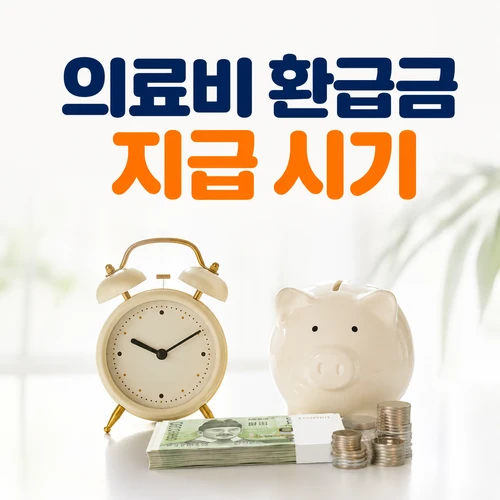 의료비 환급금 지급 시기