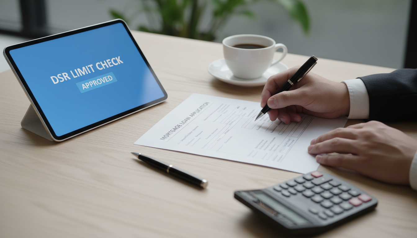 청약 1순위 준비 및 주택담보대출 DSR 규제 한도를 확인하는 모습