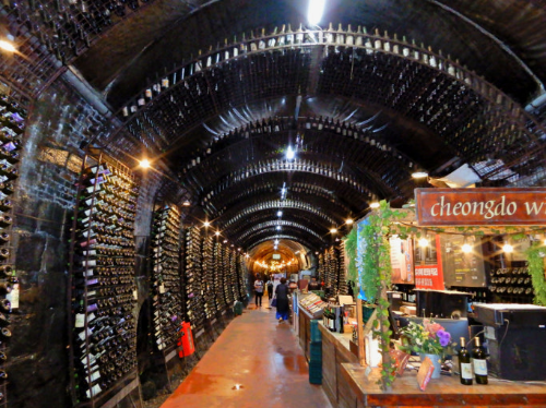 청도 와인터널 사진