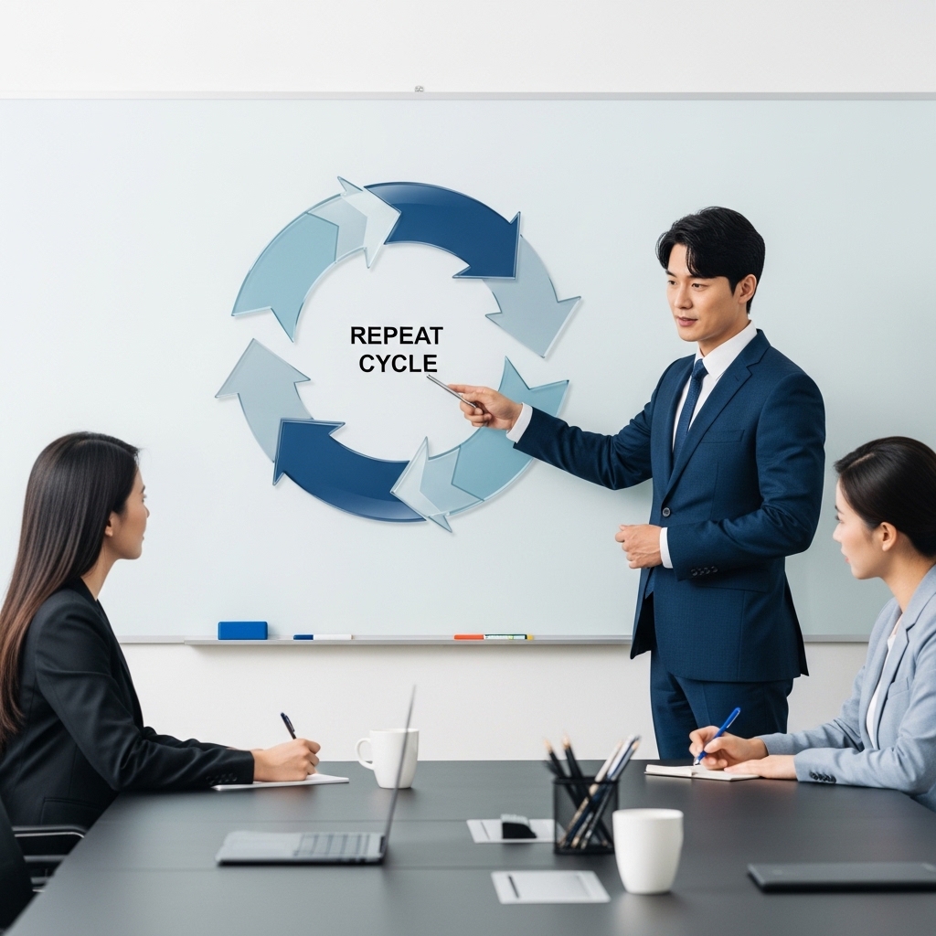 같은 이슈가 되돌아오는 구조