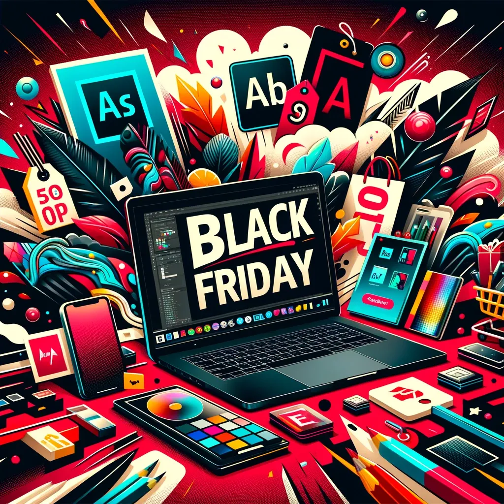 어도비 블랙프라이데이 할인 프로모션 이미지