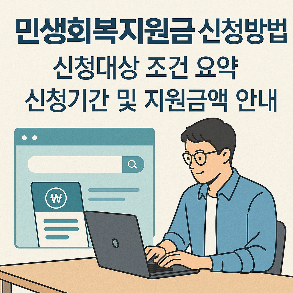 민생회복지원금 신청방법 안내