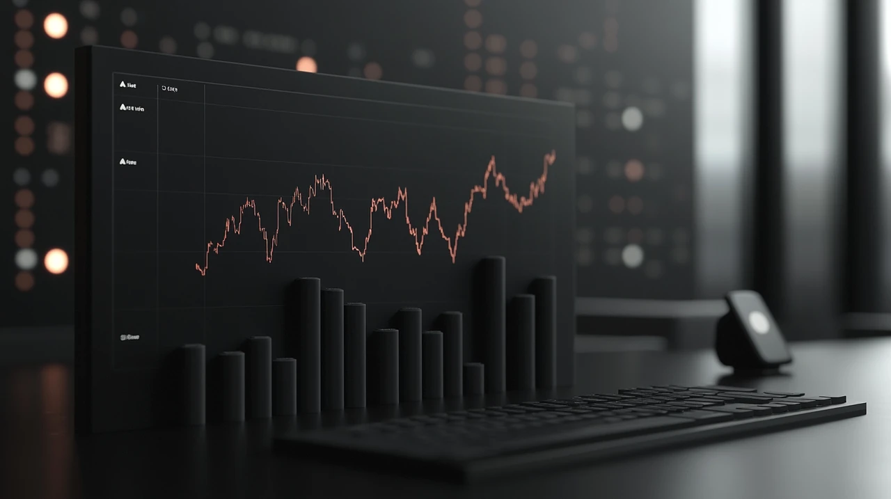 테크섹터 주가가 상승하는 추세를 보여주는 그래프와 함께 ETF 시장의 활기, QV ETF, QQQ ETF, 성장주, 투자 시장 트렌드 등 주요 키워드가 자연스럽게 포함됨