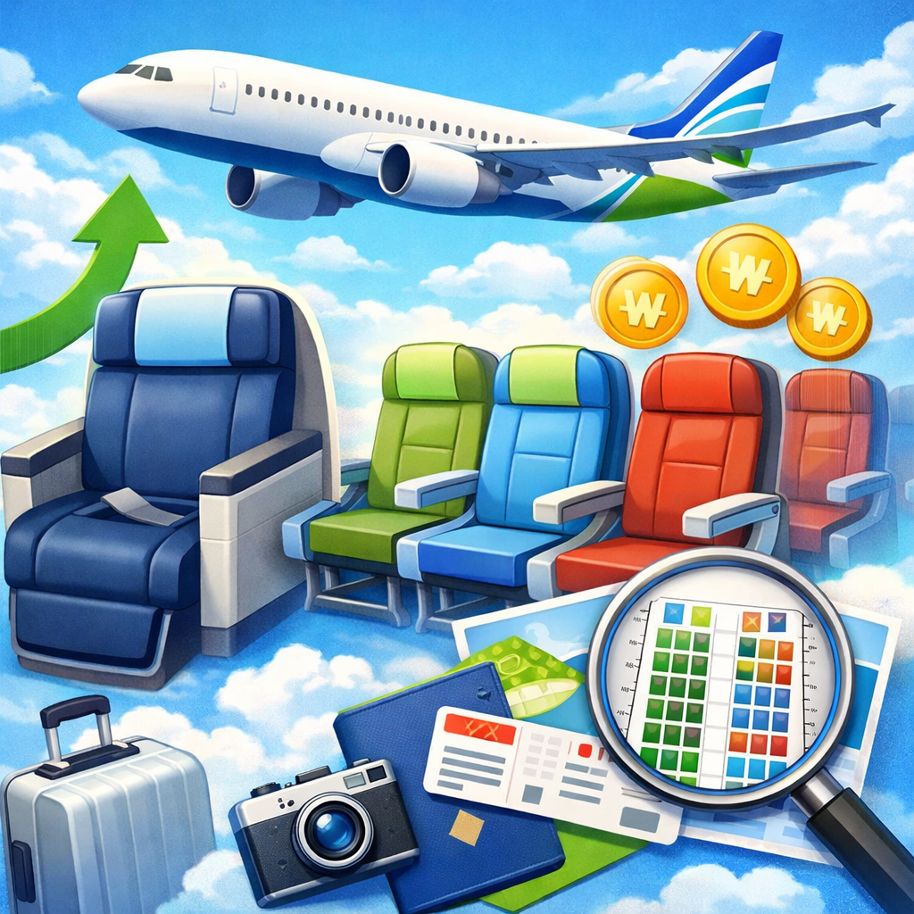 에어부산 좌석배치도 완벽정리｜업그레이드 비용부터 좌석선택 꿀팁까지 관련 사진