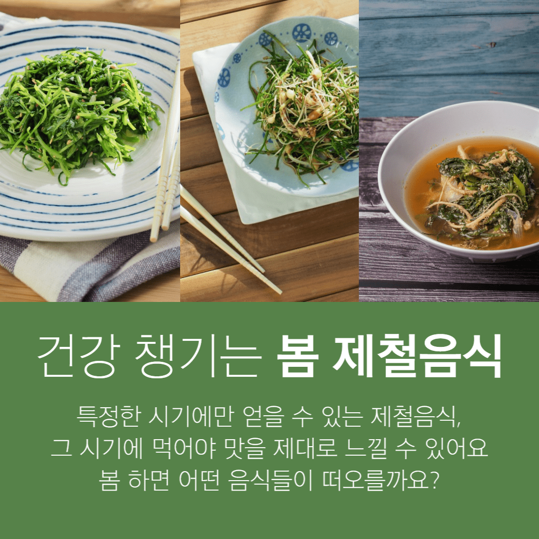 봄제철음식-냉이-달래-나물-봄-음식추천