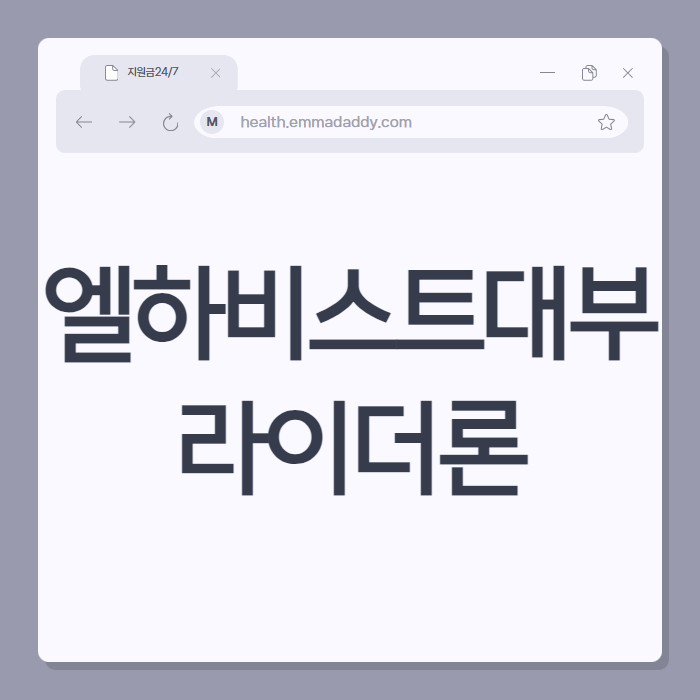 엘하비스트대부 라이더대출 01