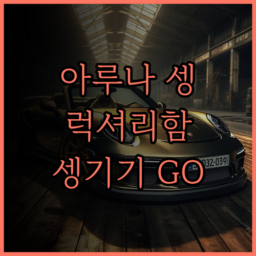 아루나 셍기기.. 럭셔리함과 편리함을