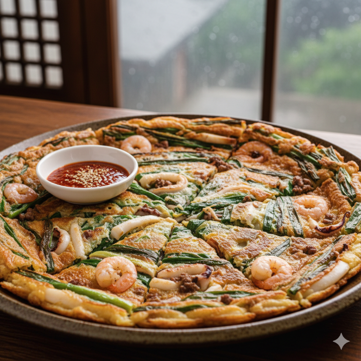 노릇하게 익은 동래파전