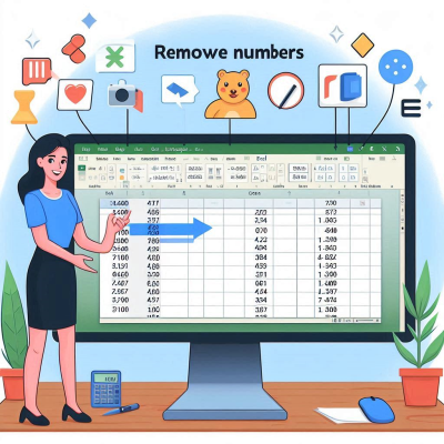 스프레드시트에서 데이터를 분석하는 인물