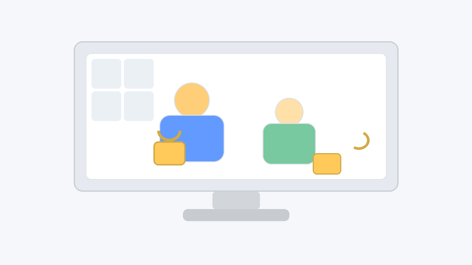 윈도우 10 로컬 계정 &amp; 암호 없는 로그인&rdquo;을 상징적으로 표현한 그림