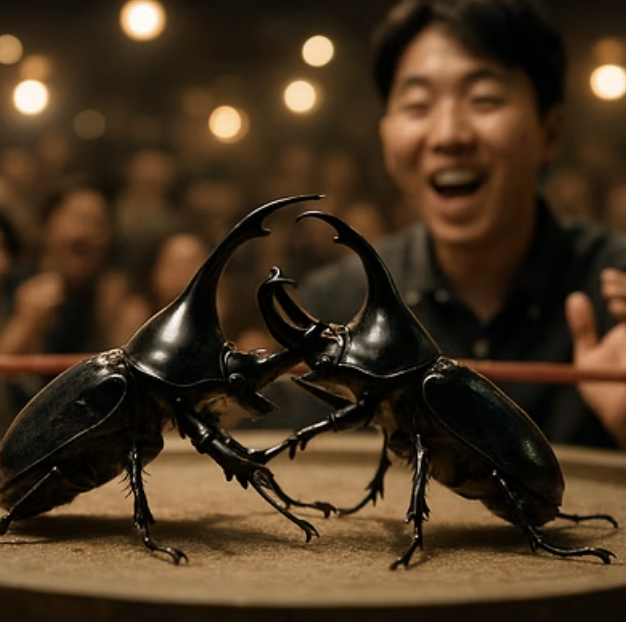 세 개의 뿔에 숨겨진 비밀&amp;#44; 코카서스장수풍뎅이의 강력한 무기와 싸움 기술