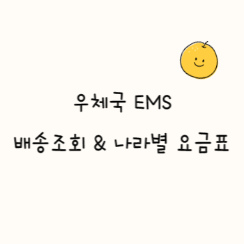 우체국-ems-배송조회-및-나라별-요금표